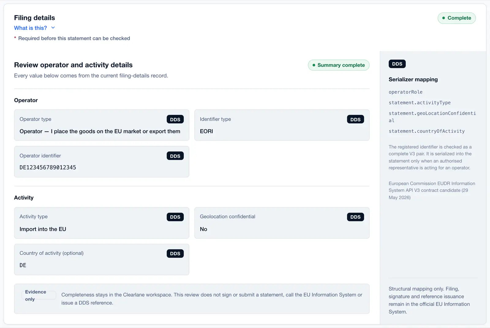 Clearlane — Filing details